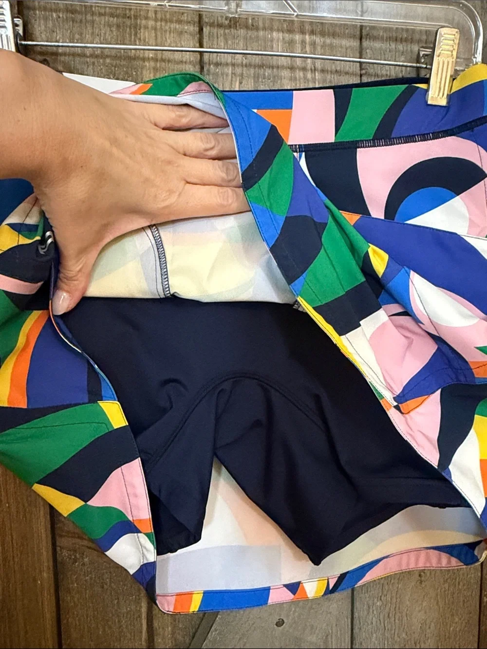 Ralph Lauren RLX Athleisure Golf Skort Abstract Print Stretch Athletic Small